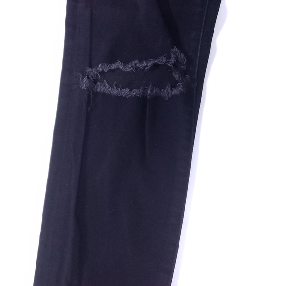 Abercrombie & Fitch Black Super Skinny Denim distressed Jeans - Picture 10 of 11